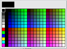 color-selection grid